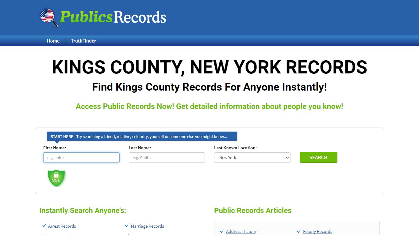 Find Kings County, New York Records!